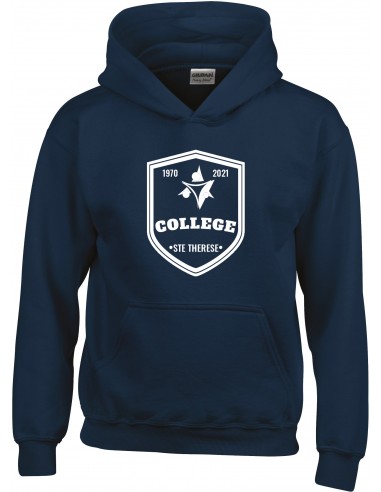 SWEATSHIRT CAPUCHE NAVY ENFANT - COLLEGE ST THERESE