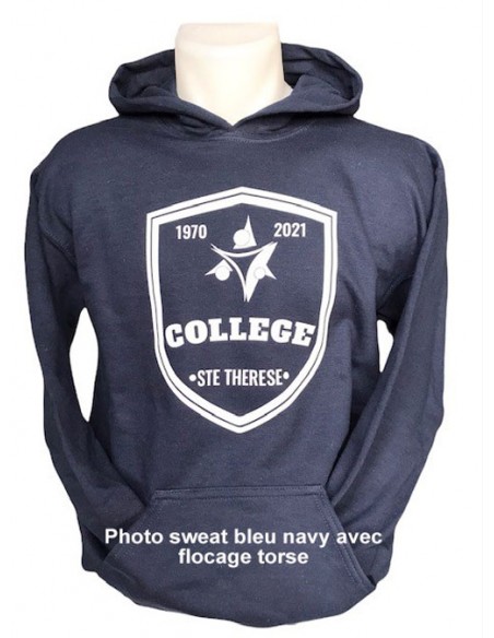 photo sweat navy adulte