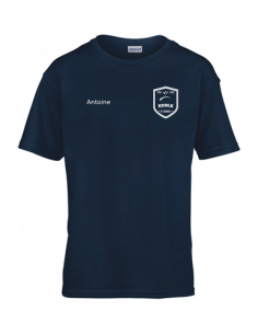 TEE SHIRT ENFANT AVEC PRENOM -SAINT GABRIEL COEUR BLEU ROI 2