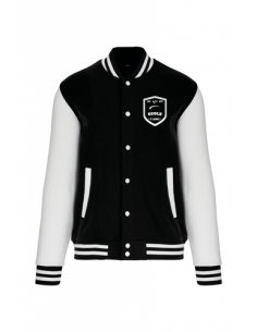 VESTE MOLLETON CAMPUS ADULTE SAINT GABRIEL COEUR NAVY 2