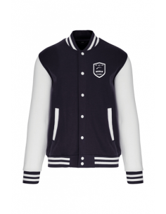 VESTE MOLLETON CAMPUS ADULTE SAINT GABRIEL COEUR NAVY