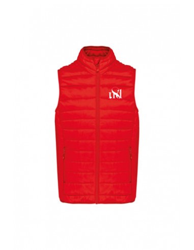 doudoune ss manche NDS homme rouge