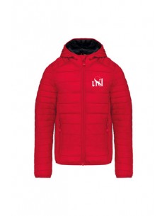 doudoune capuche NDS enfant rouge