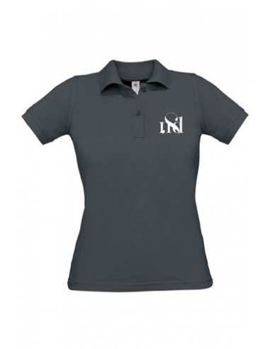 polo femme NDS gris sombre