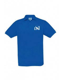 polo enfant NDS bleu roi