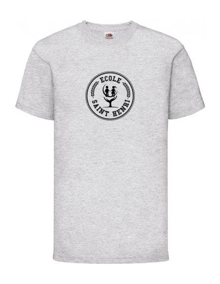 TEE SHIRT - ENFANT - SAINT HENRI - TORSE - GRIS