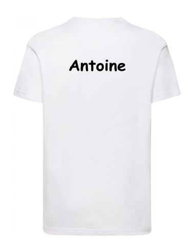 TEE SHIRT - ENFANT - SAINT HENRI - DOS - blanc
