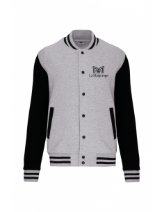 Veste campus A Navy blanche  - LM 2