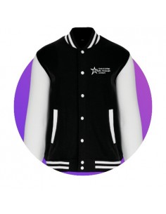 Veste campus st jo noir blanc