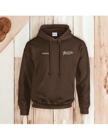 SWEAT CAPUCHE ST JO CHOCOLAT