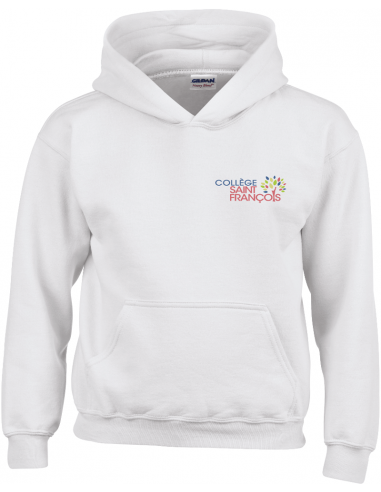 SWEAT CAPUCHE ENFANT SAINT FRANCOIS C BLANC