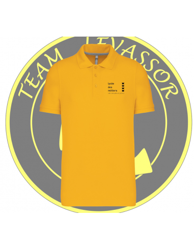 POLO TEAM LEVASSOR COEUR JAUNE