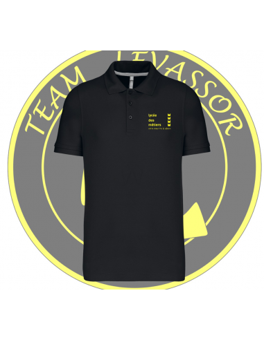 POLO TEAM LEVASSOR COEUR NOIR