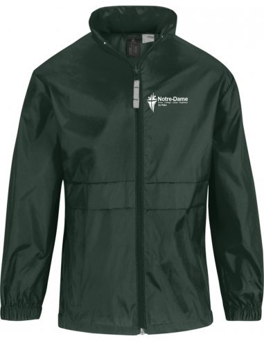 ND LE PELTRE - COUPE VENT ENF - VERT BOUTEILLE