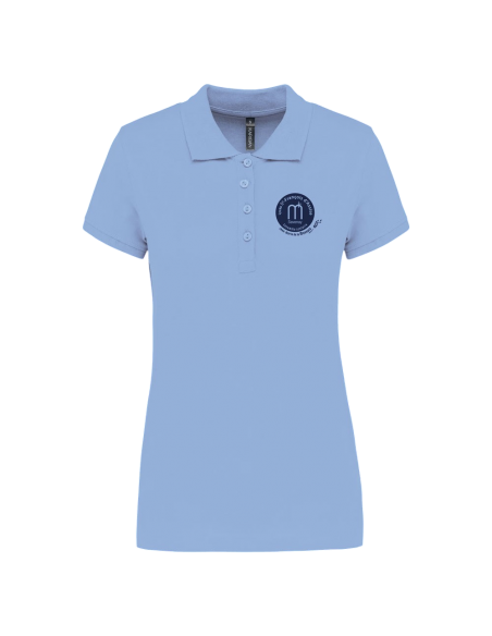 POLO FEMME JMDLM COEUR BLEU CIEL