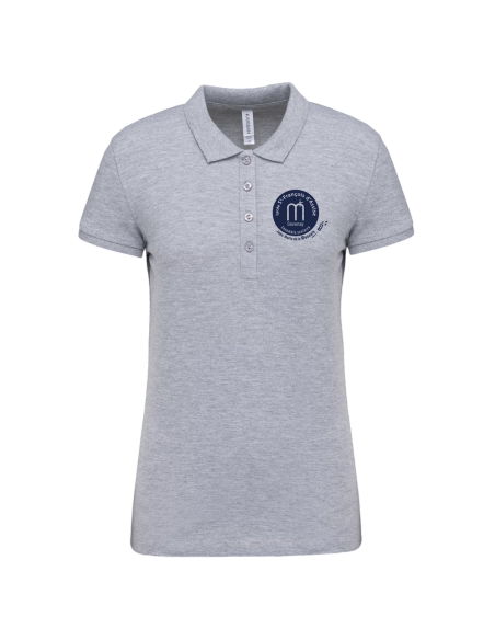 POLO FEMME JMDLM COEUR OXFORD GREY