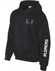 sweat capuche LDMEMS noir