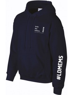 sweat capuche LDMEMS noir 2