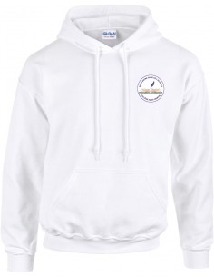 SWEAT CAPUCHE BLANC ADULTE SALIES DE BEARN