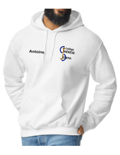 SWEAT CAPUCHE ASH LOGO COEUR + PRENOM AC 2