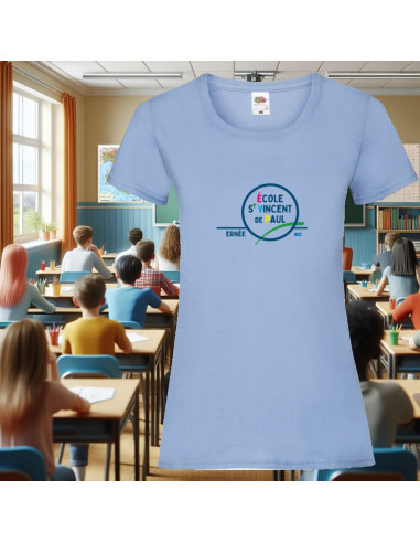 TS - SVDP Ernée - Bleu ciel