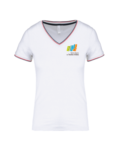 TEE SHIRT COL V - FEMME - NDTA - NANTES