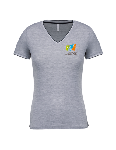 TEE SHIRT COL V - FEMME - NDTA - NANTES