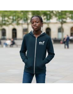 SWEAT ZIPPE CAPUCHE...