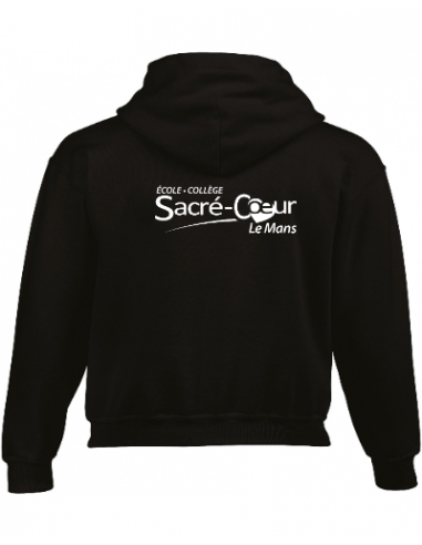 SWEAT CAPUCHE ENFANT AVEC PRENOM -...