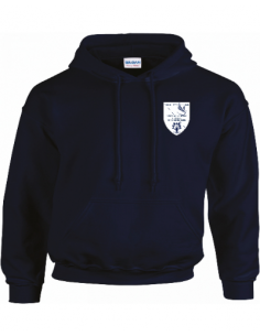 sweat bleu navy sainte coeur de marie logo coeur couleur sillé 2