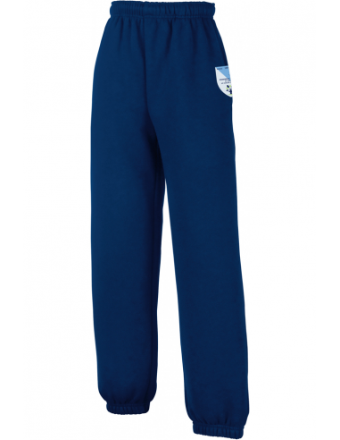 pantalon jogging navy enfant logo couleur sillé