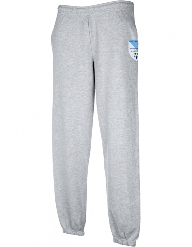pantalon jogging adulte gris logo couleur sillé