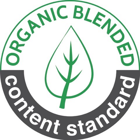 Label OCS (Organic Blended Content Standard) délivré par Ecocert Greenlife. Garantie de l'utilisation de fibres biologiques.